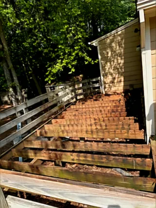 Deck before repair
